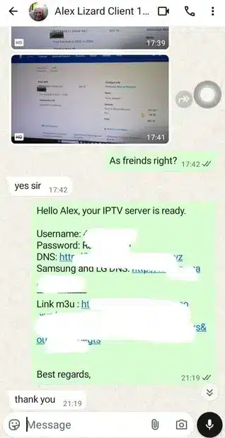 contact inline-IPTV